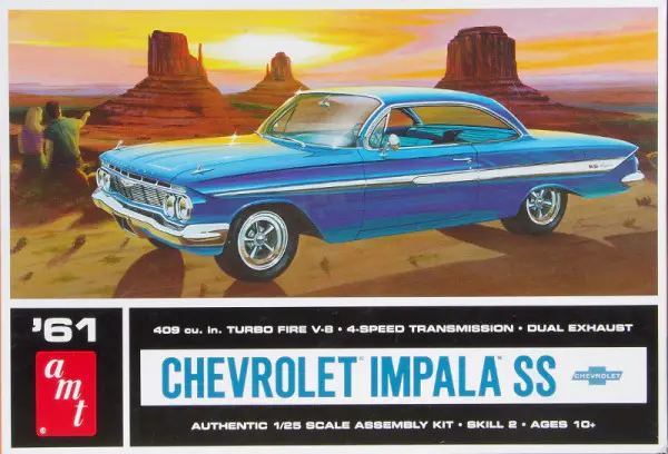 61 IMPALA SS 409 モデルキット 1/25 Lindberg LINDBERG '61 IMPALA SS