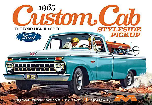 Amazon.com: 1970 F-100 Custom Cab 4x4 1:25 Scale Model Kit