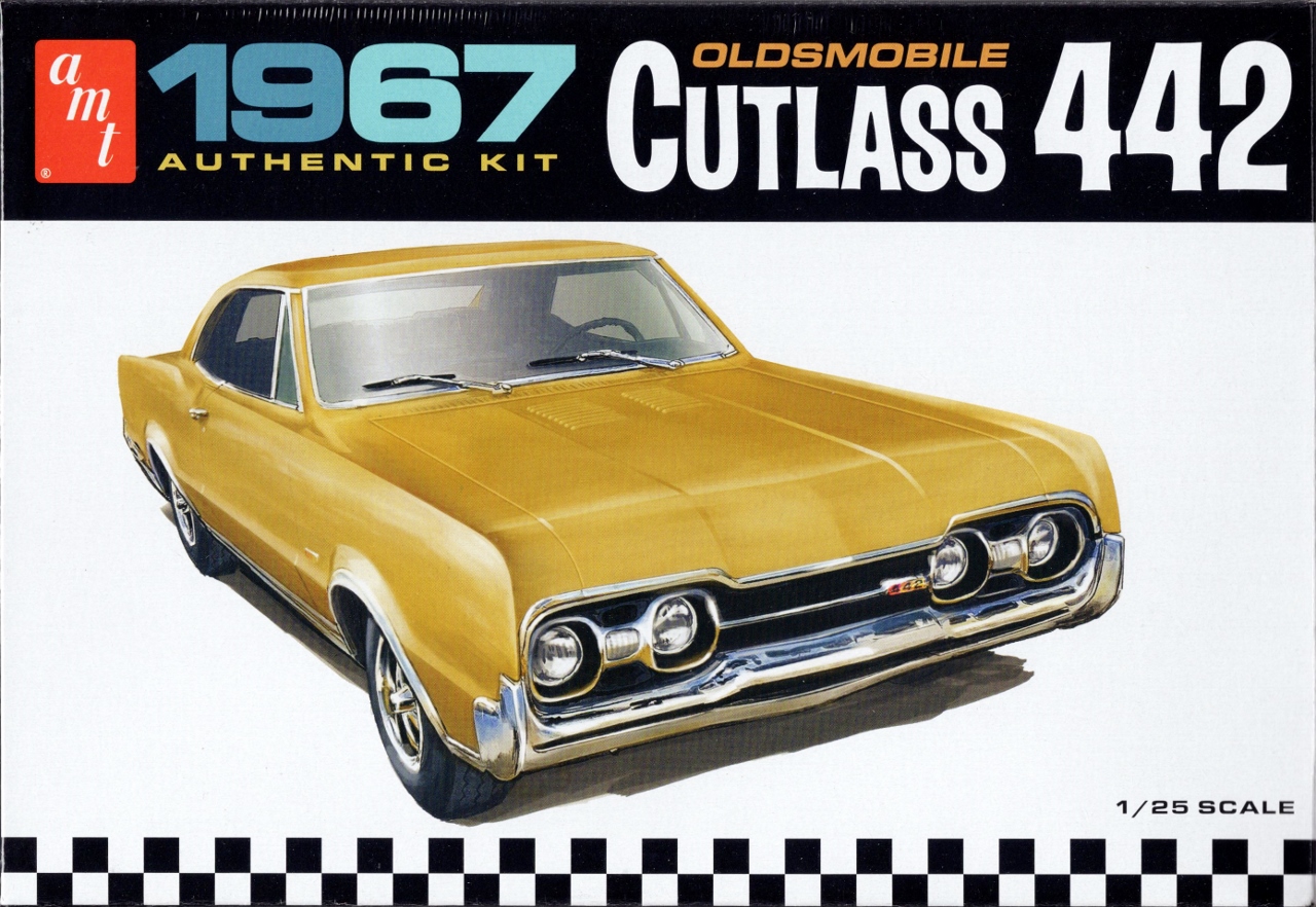 AMT (Lindberg) 1967 Olds Cutlass 442 W30 Hardtop Spotlight Hobbies