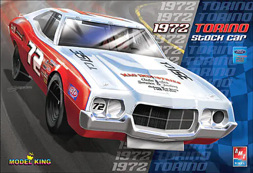 AMT (MPC) 1972 Ford Gran Torino NASCAR-Type Stock Car - Spotlight