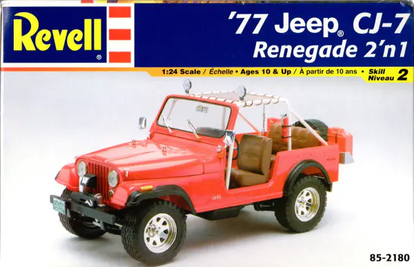 Revell/Monogram 1977 Jeep CJ-7 Renegade 2 'n 1 with