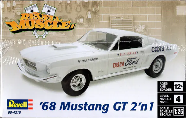 Revell 1968 Ford Mustang GT Fastback 428 Cobra Jet - Stock or Bill