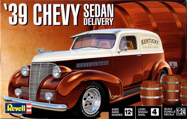 Revell (Monogram) 1939 Chevy Sedan Delivery Street Rod - Spotlight