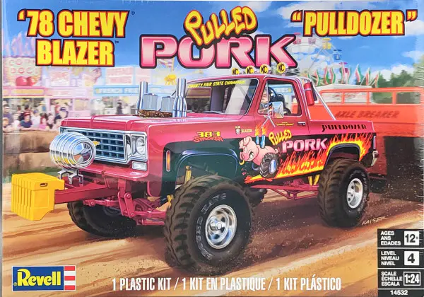 Revell (Monogram) 1978 Chevy K5 Blazer 4x4 “Pulldozer” Pulled Pork