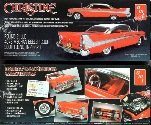 AMT Christine 1958 Plymouth Belvedere (Red) 1:25 Scale Model Kit