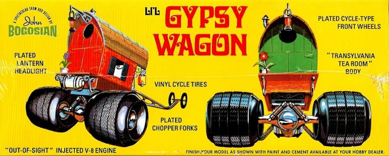 自動車 amt gypsy wagon AMT Li'l Gypsy Wagon Show Rod 1:25 Scale Plastic Model Kit, White