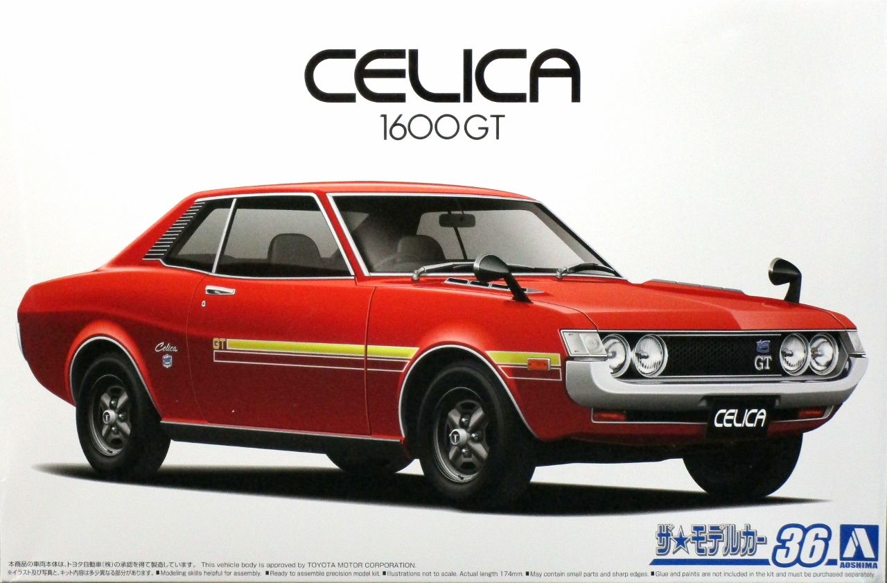 自動車 Nichimo Toyota CELICA 1600GT HASEGAWA Historic Car 60 1/24 TOYOTA CELICA LB 1600GT 1973