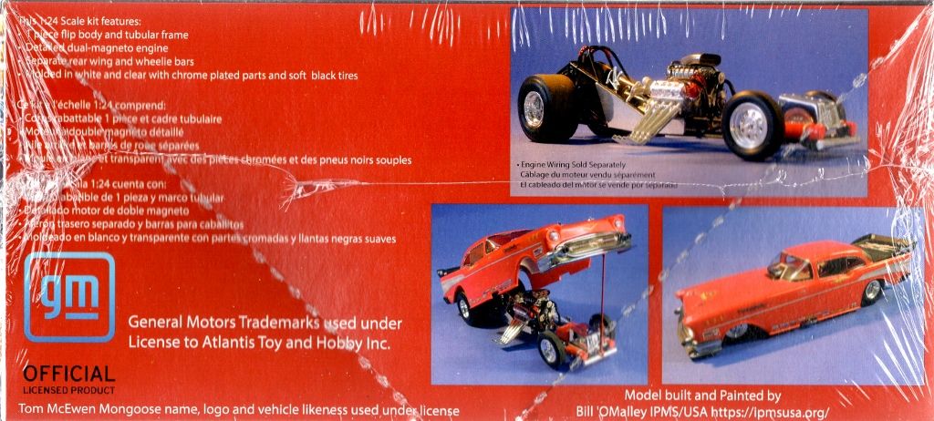 Atlantis - 1/24 Tom McEwen Rear Engine Dragster - Maqueta De Plástico