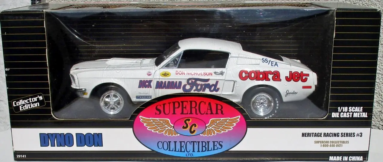 Dick Brannan's SOHC Ford Mustang マスタング Ertl American Muscle Dyno Don Nicholson 