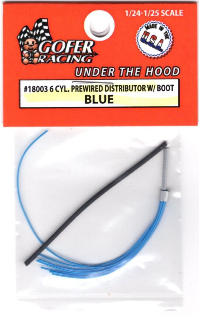 Gofer Racing 6 Cylinder Pre-wired Distributor with Boot - Blue ...