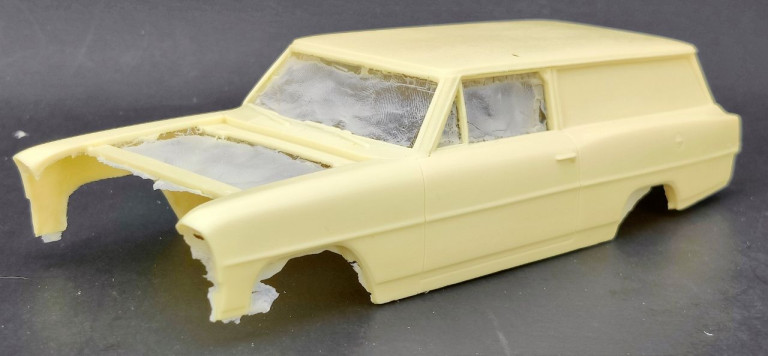Jimmy Flintstone Resin 1968 Chevy Corvette Funny Car - Spotlight Hobbies