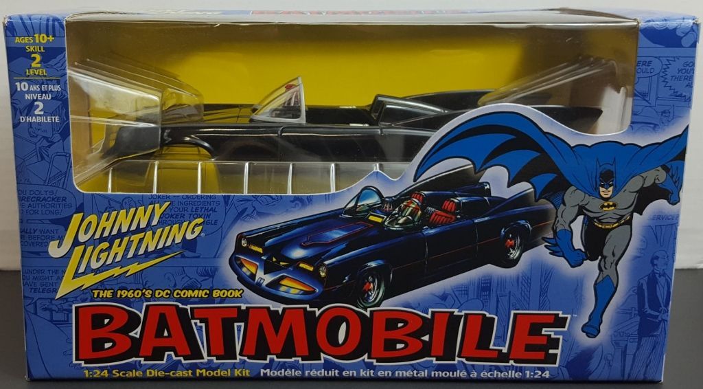 Johnny lightning 1950s Batmobile model kit build 1/24 scale