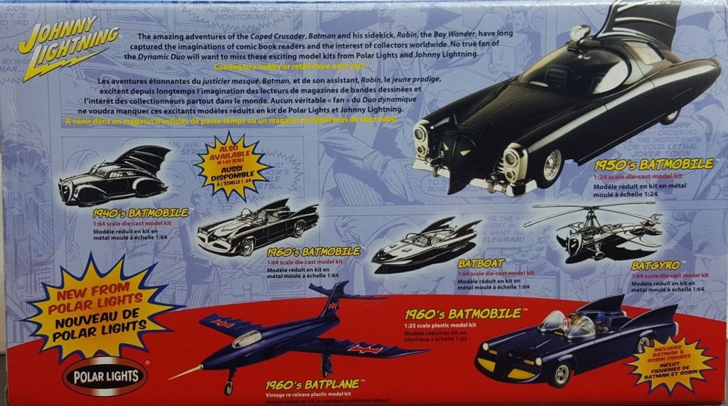 Johnny Lightning Batmobile 1:24 スケール Amazon.com: Johnny Lightning DC Comic Book 1960's Diecast 1