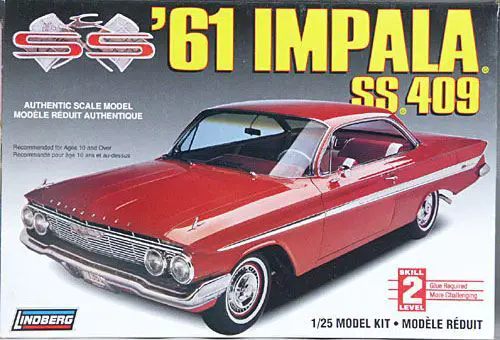 Lindberg 1961 Chevy Impala SS 409 Hardtop - Spotlight Hobbies