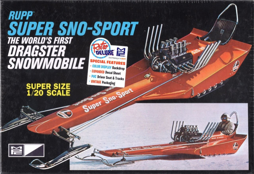 MPC Rupp "Super SnoSport" Dragster Snowmobile, 1/20 scale Spotlight