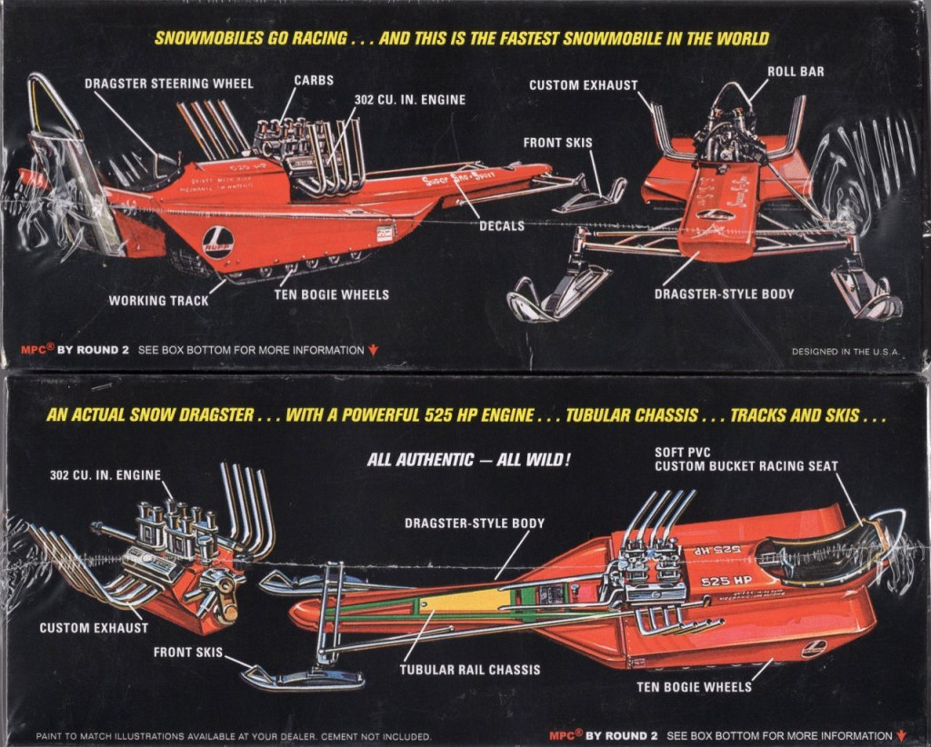 MPC Rupp "Super SnoSport" Dragster Snowmobile, 1/20 scale Spotlight