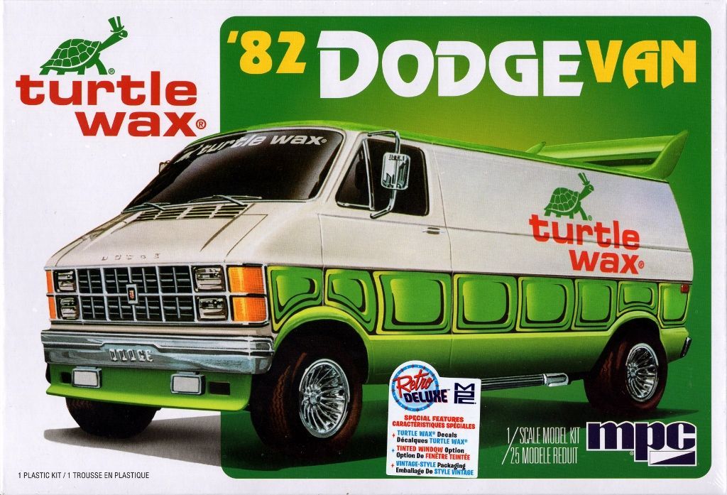 MPC 1982 Dodge Van, Stock or Custom, "Turtle Wax" Spotlight Hobbies
