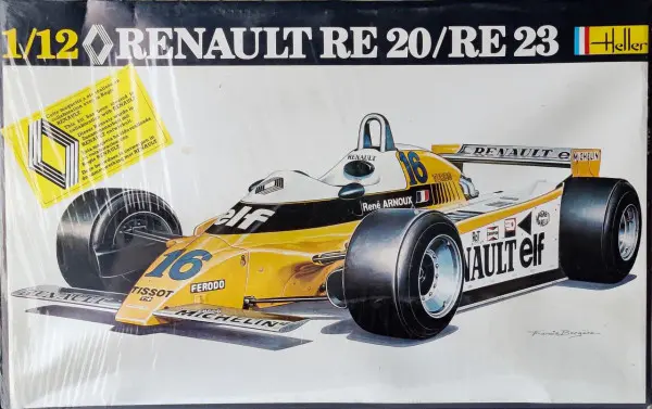1/12 SCALE F-1 RENAULT RE-20 TURBO 完成品 1/12 SCALE F-1 RENAULT RE-20 TURBO 完成品 自動車