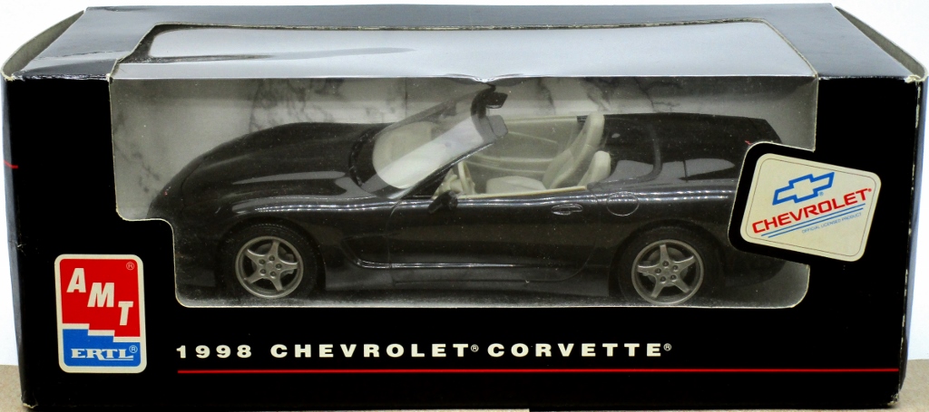 AMT ERTL 1998 Chevy Corvette Convertible Promo, Black - Spotlight Hobbies