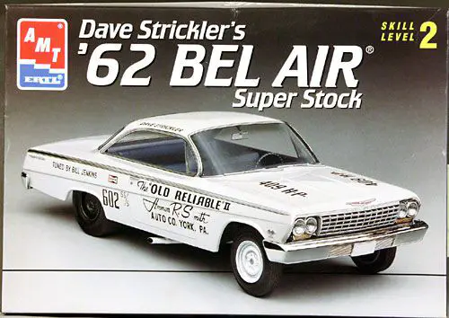 AMT Dave Strickler 1962 Chevy Bel Air Hardtop Super Stock