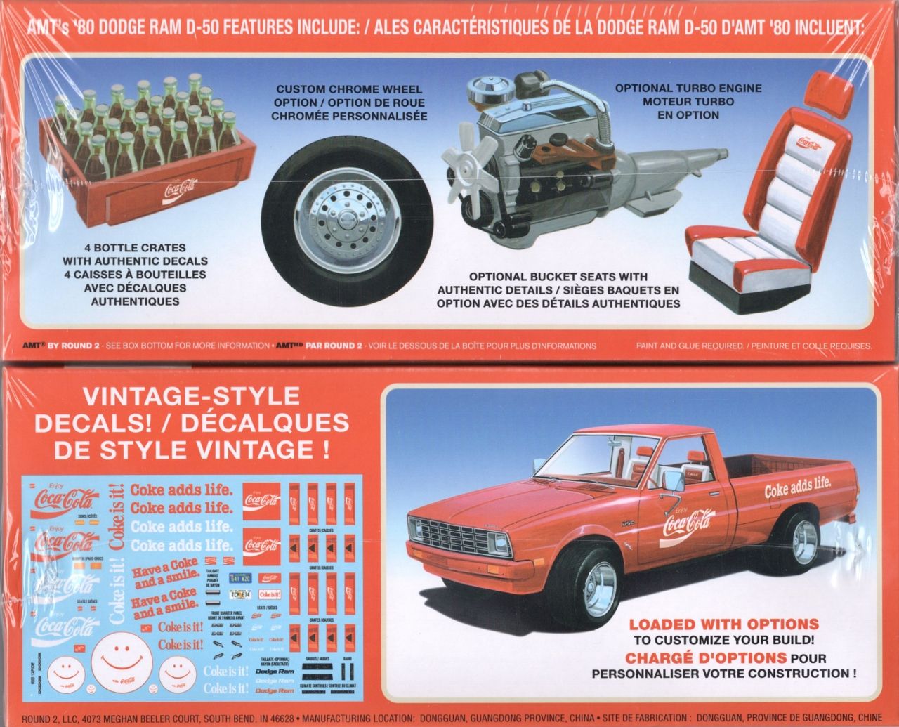 AMT Coca-Cola 1980 Dodge Ram D-50 Pickup Truck - Spotlight Hobbies