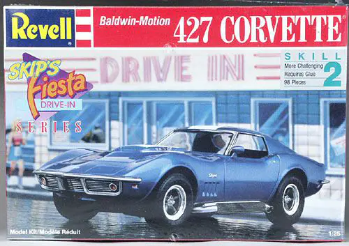 Revell 1969 Chevy Baldwin Motion 427 Corvette Coupe