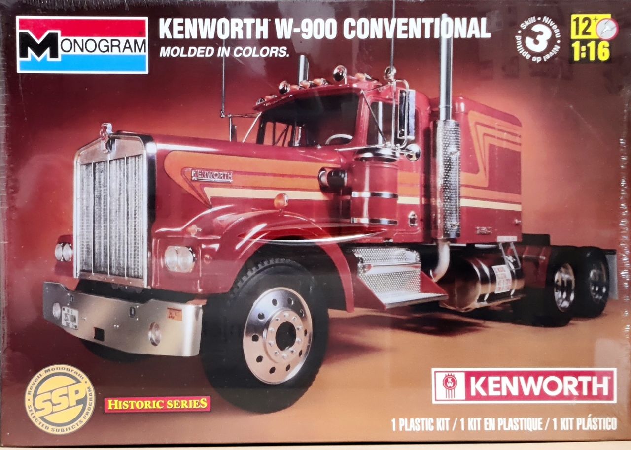 ラ*ラ様 MONOGRAM KENWORTH W-900 1/16スケール Monogram Kenworth W-900 Conventional Semi Tractor Truck, 1