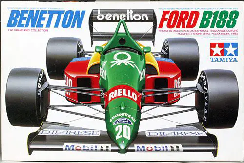 Tamiya Benetton Ford B188 Grand Prix Formula 1 - 1/20 Scale