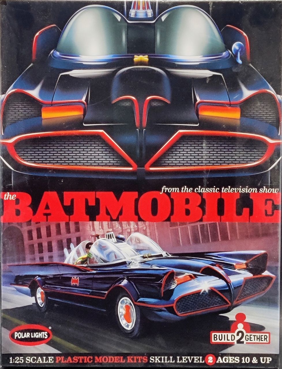 Polar Lights 1966 Batmobile from the Television Show, Build 2