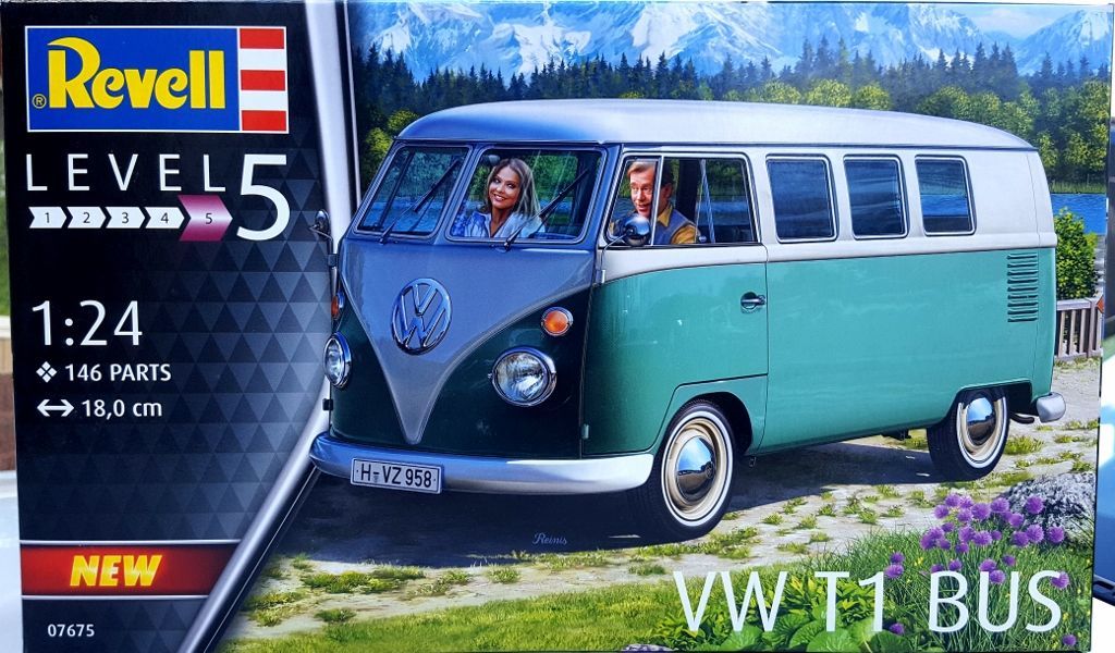 Amazon.com: Revell RV00455 Technik 1:16 - VW T1 Samba Bus