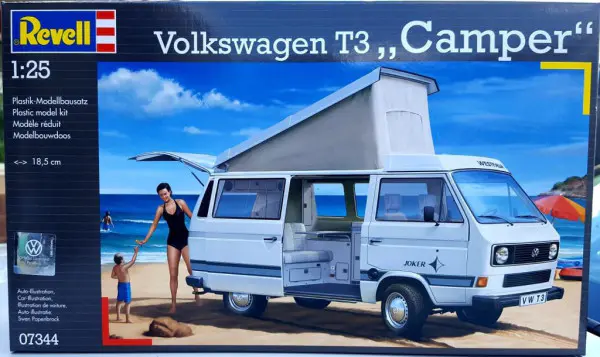 Revell Of Germany 1980's Volkswagen VW T3 Camper Van - Spotlight