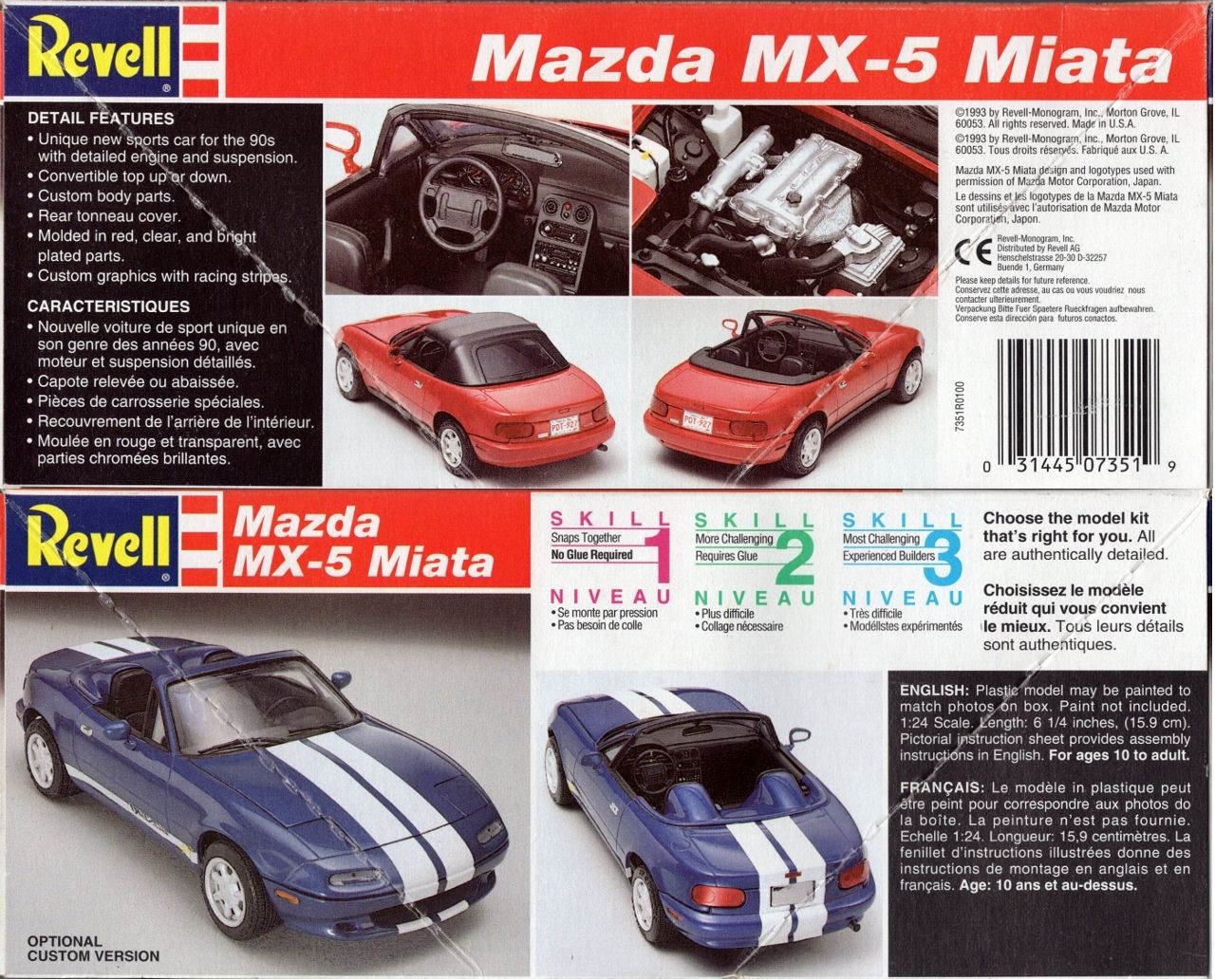 Revell Mazda MX 5 Miata Spotlight Hobbies