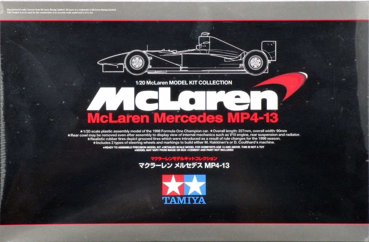 Tamiya McLaren Mercedes MP4/13 Formula 1 - 1/20 Scale - Spotlight