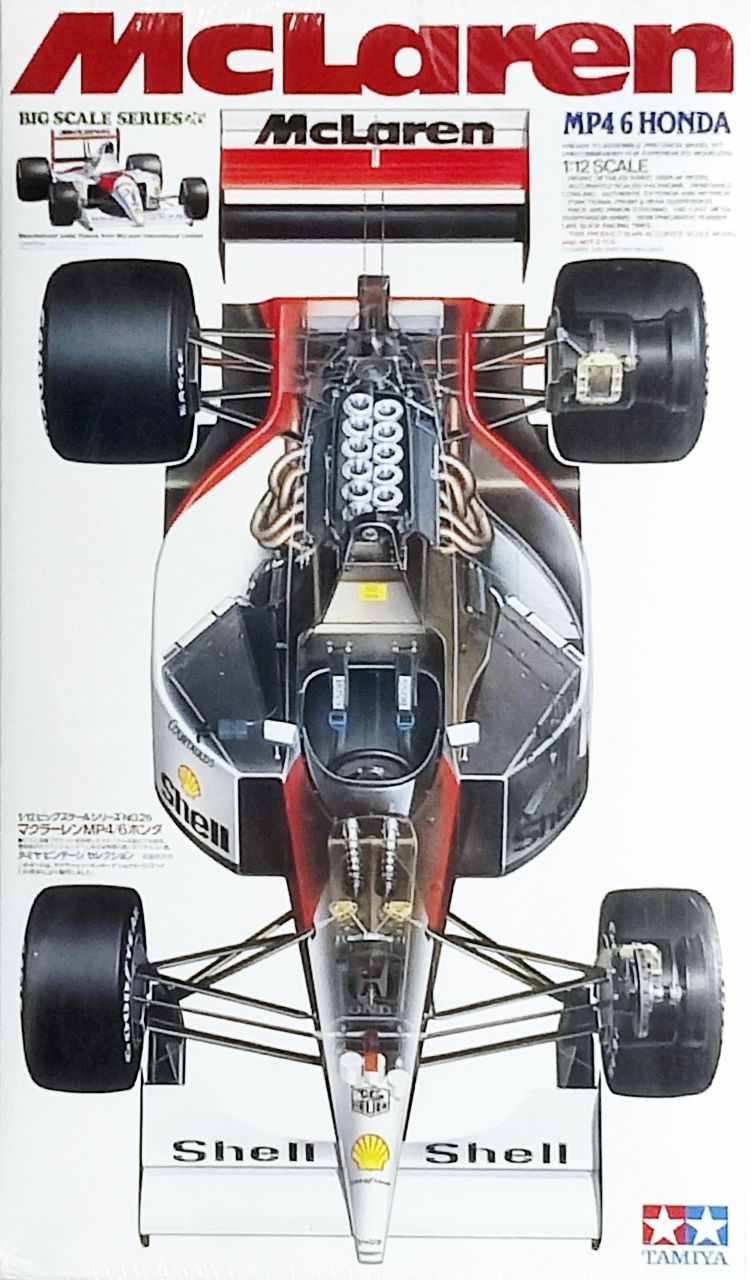田宮　TAMIYA McLaren MP4/6 1/12 プラモデル Tamiya 1/12 Mclaren MP4/6 Honda 1991 Big scale Series #26 | eBay