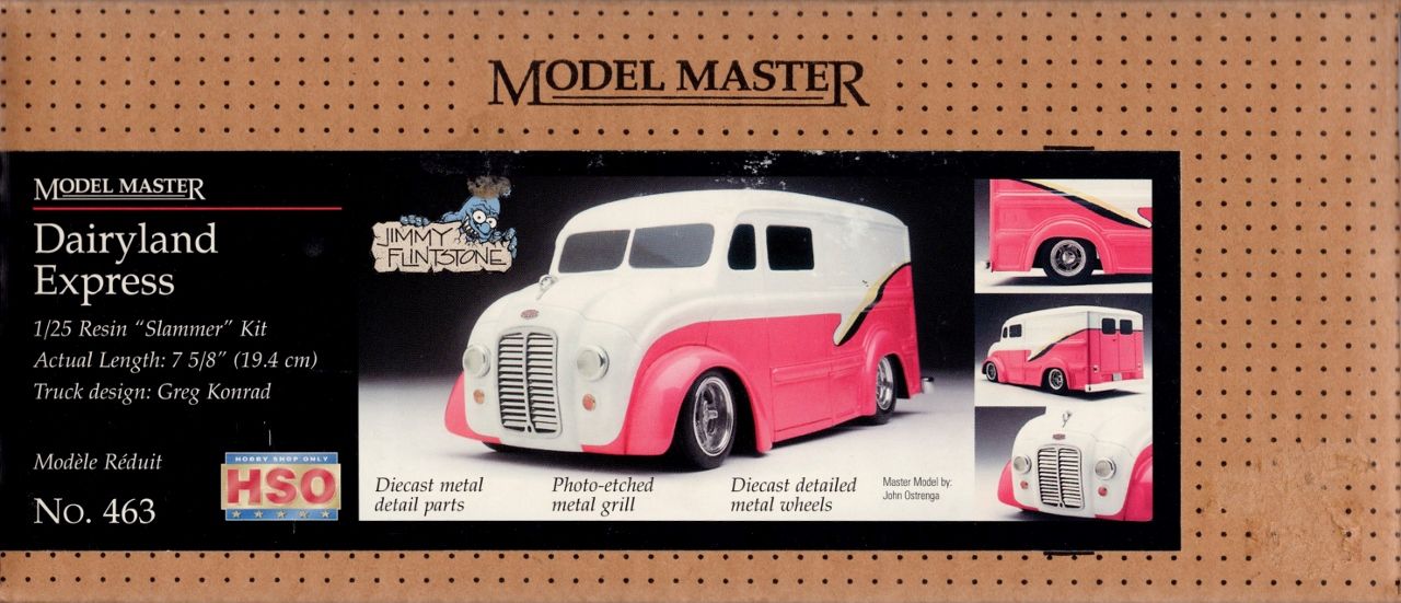 Testors Model Master Jimmy Flintstone Resin HSO "Dairyland Express