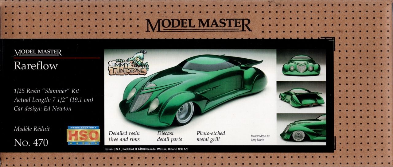 Testors Model Master Jimmy Flintstone Resin HSO "Rareflow" Spotlight