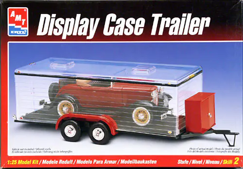 AMT Clear Enclosed Trailer (can be used as display case