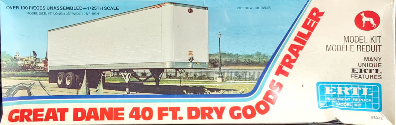 ERTL Great Dane 40 Ft. Dry Goods Semi Trailer - Spotlight Hobbies