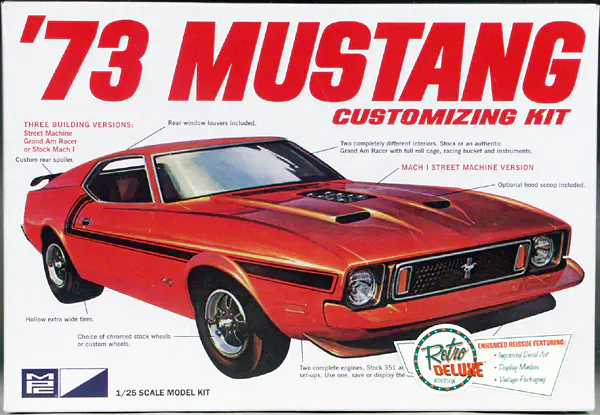 MPC 1973 Ford Mustang Mach 1 Fastback, Stock Mach 1, Trans Am