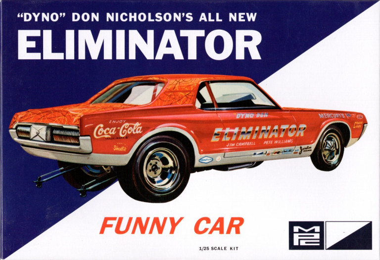 MPC "Dyno Don" Nicholson "Eliminator" 1968 Mercury Cougar Funny Car