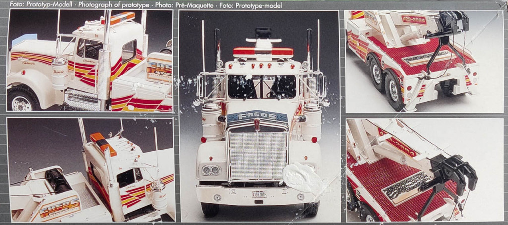 Maquette Revell 1/24 – Camion Kenworth W900 Wrecker (dépanneuse) – Complet – Occasion