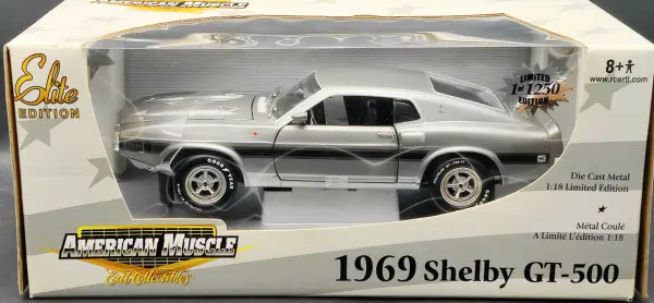 Ertl American Muscle 1/18 Scale 1969 Ford Mustang Shelby GT-500