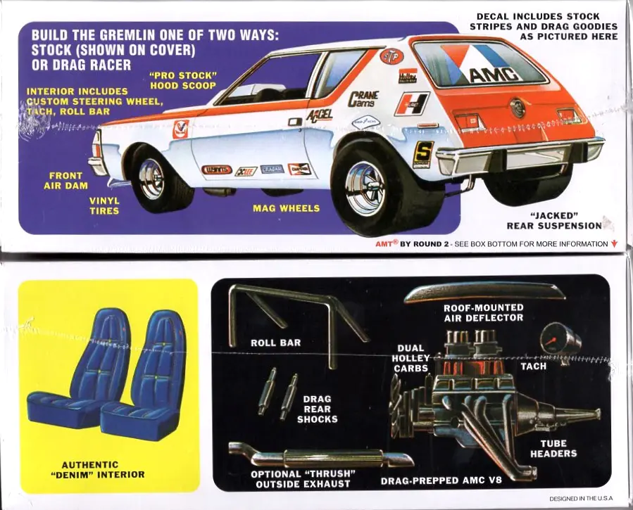 AMT 1975 AMC Gremlin X - Stock or Pro Stock Drag - Spotlight Hobbies