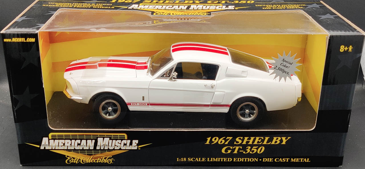 Ertl American Muscle 1/18 Scale 1967 Ford Mustang Shelby GT-350