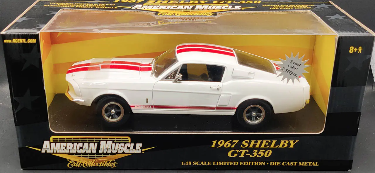 Ertl American Muscle 1/18 Scale 1967 Ford Mustang Shelby GT-350