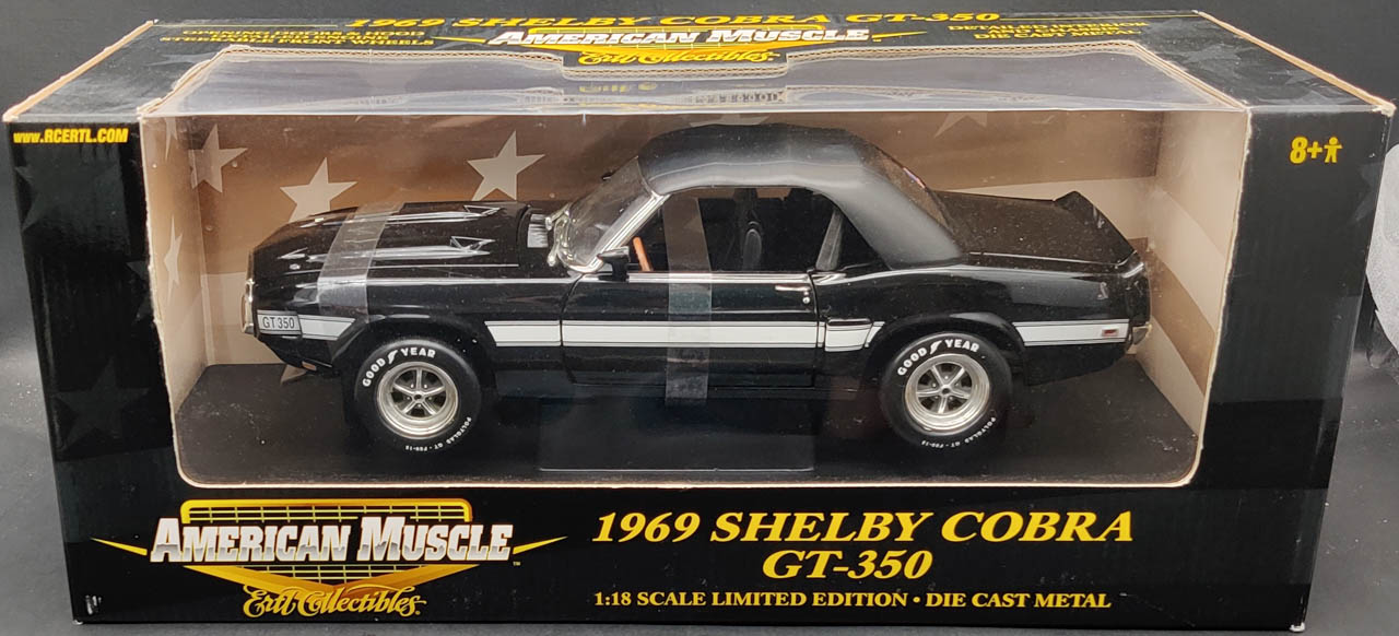Ertl American Muscle 1/18 Scale 1969 Ford Mustang Shelby Cobra GT350