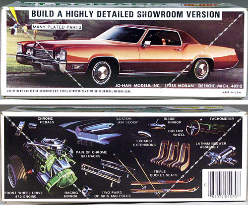 Jo-Han 1970 Cadillac Eldorado Hardtop - Stock or Ski Custom