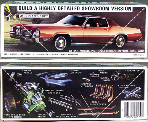Jo-Han 1970 Cadillac Eldorado Hardtop - Stock or Ski Custom
