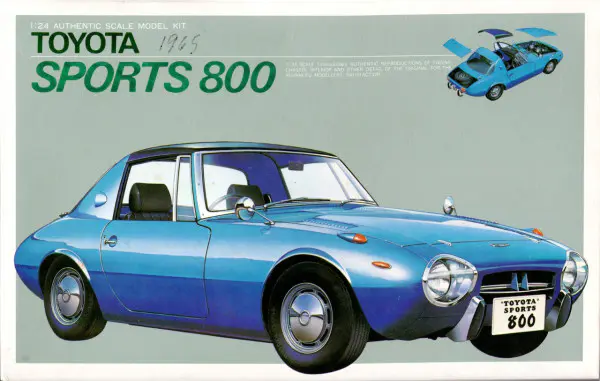Miniature Toyota Sports 800 GT-1 CCC Race 1965 - 1/24 EME Hachette Japon - Blister