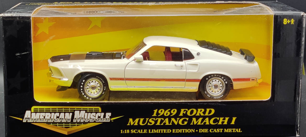RARE Ertl American Muscle 1969 Ford Mustang Mach 1 1:18 Scale No Box Copper.